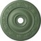 Ekena Millwork Logan Ceiling Medallion (Fits Canopies up to 6 1/8"), 24 1/4"OD x 3 7/8"ID x 2"P, Athenian Green CM24LO1AGF - alternate 1